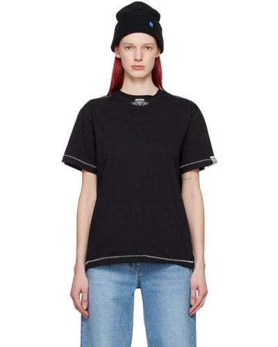 Adererror Contrast T-Shirt - Black
