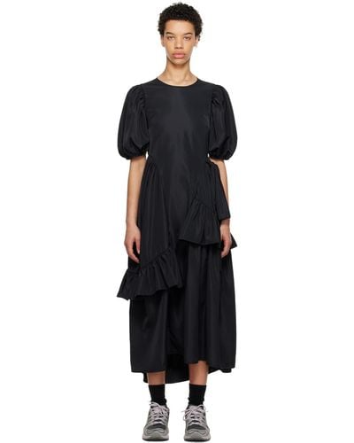 Cecilie Bahnsen Black Devina Maxi Dress
