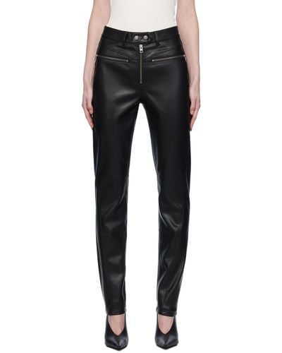 Ksubi Vivienne Faux-leather Pants - Black