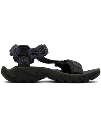 Teva Grey Universal Fi 5 Sandals - Black
