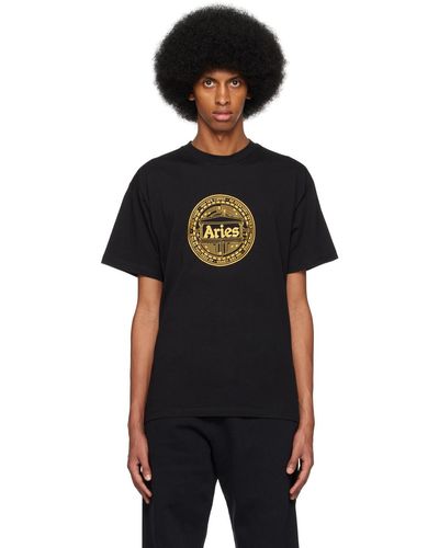 Aries T-shirt nu-money noir