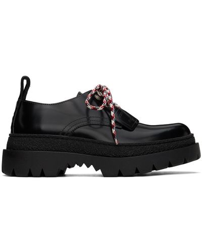 Bottega Veneta Black Highway Lace-up Derbys