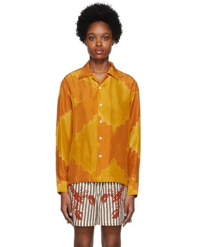 Bode Lehariya Shirt - Orange