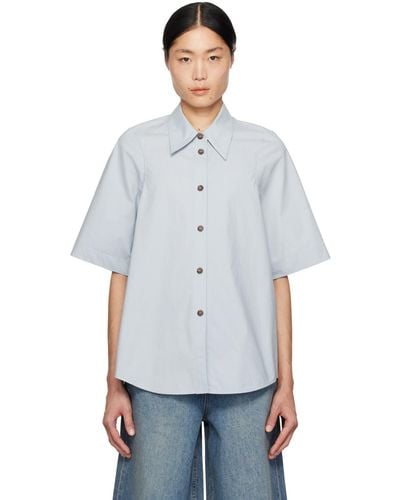 Low Classic Button Shirt - White
