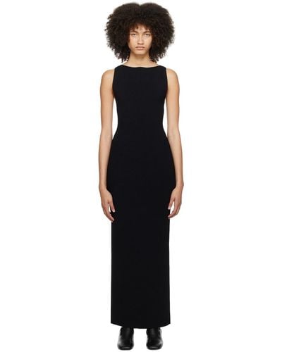 Khaite Black 'the Evelyn' Maxi Dress