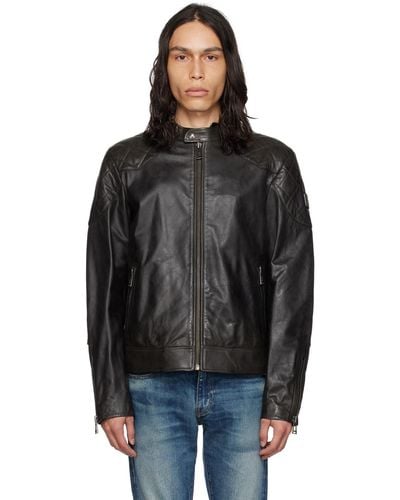 Belstaff Legacy Outlaw Leather Jacket - Black