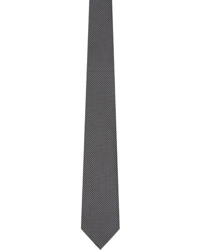 Tom Ford Jacquard Tie - Black