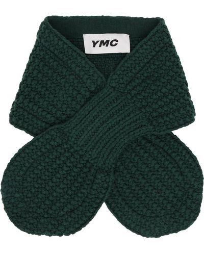 YMC Mini Slot Scarf - Green