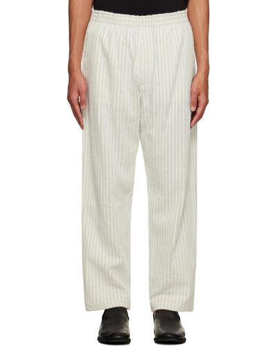 Craig Green Craig Off- Stripe Pants - White