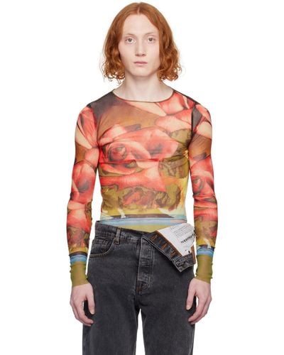 Jean Paul Gaultier Long Sleeve T-shirt - Orange