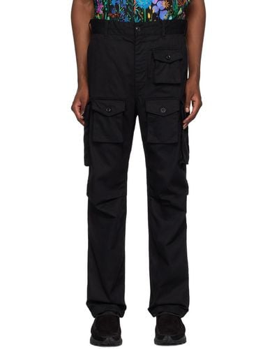 Engineered Garments Ssense Exclusive Fa Cargo Trousers - Black