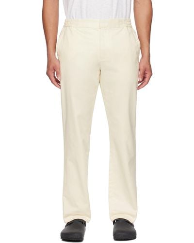 Vince Off-white Pull-on Trousers - Natural