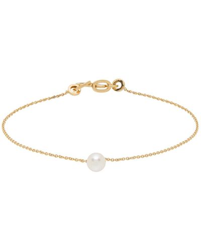 Sophie Bille Brahe Bracelet palme de perle en or - Multicolore