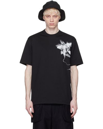 Y-3 グラフィックtシャツ - ブラック