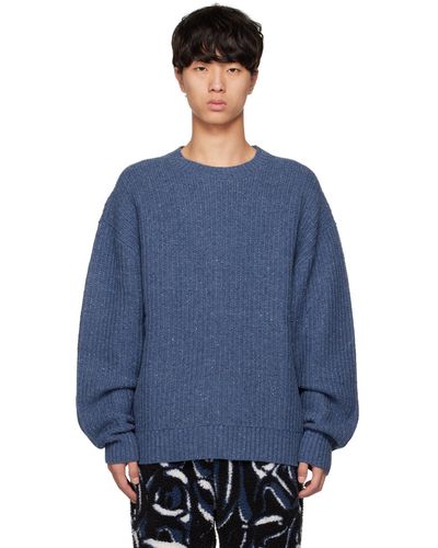 Saturdays NYC Atkins Sweater - Blue