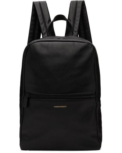 Common Projects Leather Simple Backpack - Black