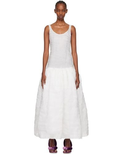 Yume Yume Puffy Maxi Dress - White