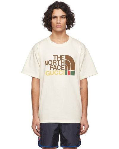 Gucci Off-white The North Face Edition Logo T-shirt - Multicolour