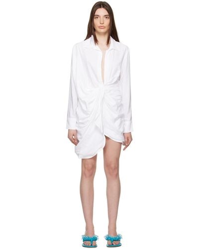 Jacquemus Le Papier 'La Robe Bahia' Minidress - Black