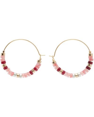 Isabel Marant Gold Perfectly Pink Earrings - Black