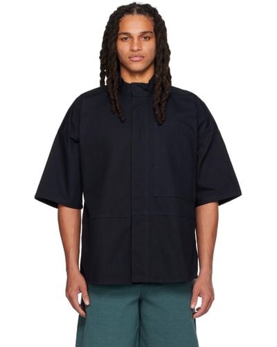 Jil Sander Paneled Shirt - Black