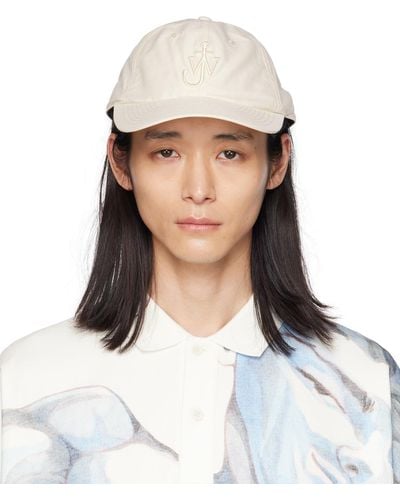 JW Anderson Off-white Anchor Logo Cap - Brown