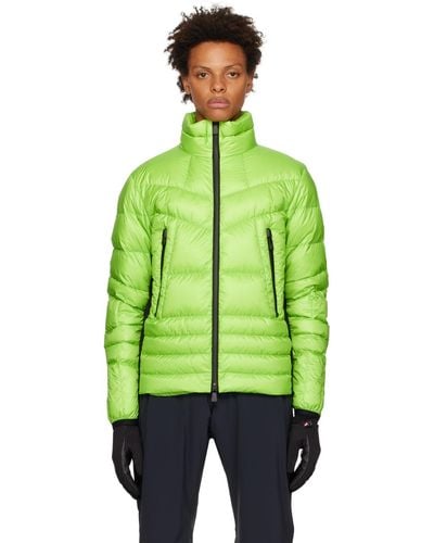3 MONCLER GRENOBLE Green Canmore Down Jacket