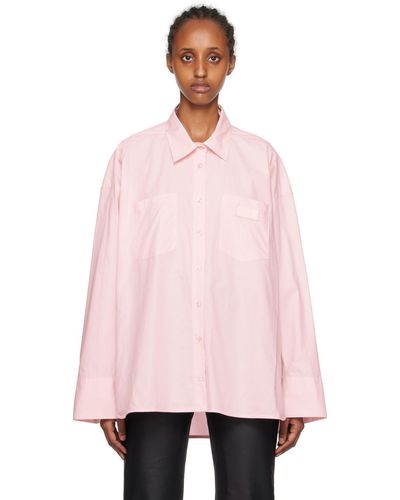 REMAIN Birger Christensen Oversized Shirt - Pink