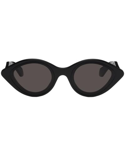 Alaïa Alaïa lunettes de soleil ovales noires
