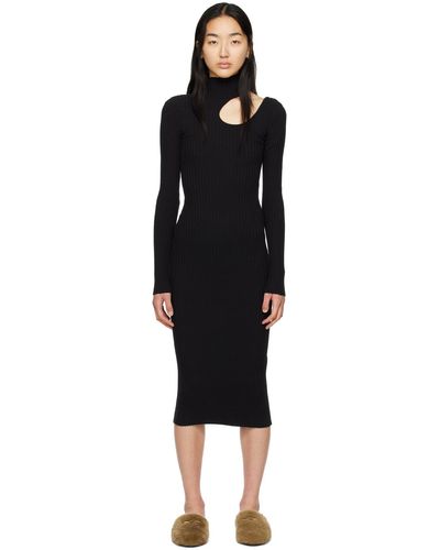 Anine Bing Victoria Midi Dress - Black