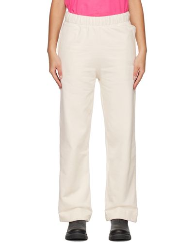 Ganni Off-white Software Loose Fit Lounge Pants