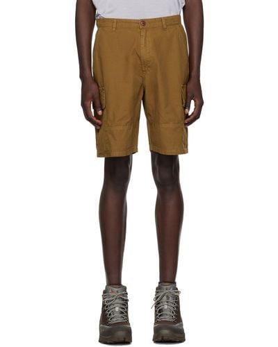 Barbour Brown Essential Shorts - Multicolour