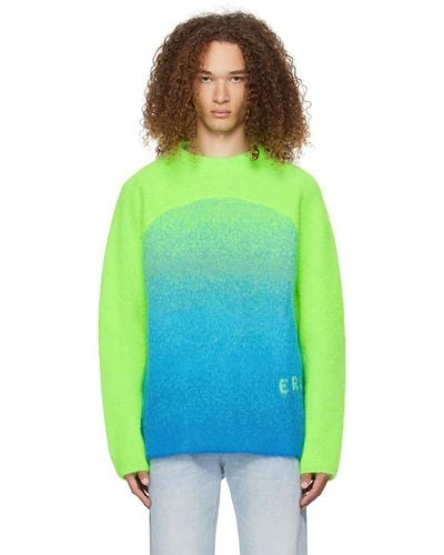 ERL ーン Gradient Rainbow セーター - ブルー