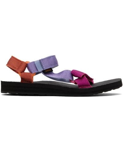Teva Original Universal Contrast-strap Recycled-polyester Sandals - Multicolour