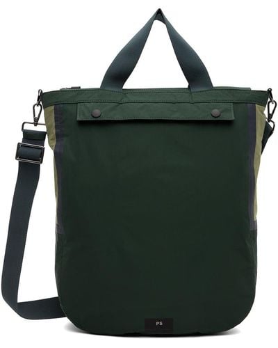 PS by Paul Smith Patch Pocket Tote - Green
