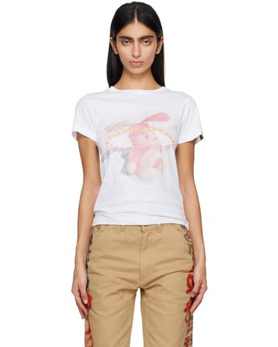 Martine Rose White Shrunken T-shirt - Multicolour