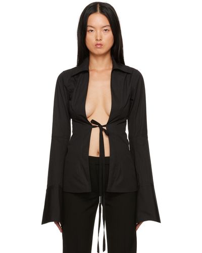 Ann Demeulemeester Chemise linsey noire