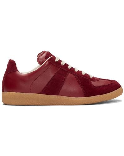 Margiela sneakers hotsell red