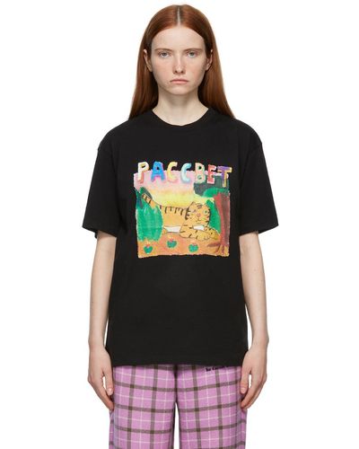 Rassvet (PACCBET) Tiger Scribble T-shirt - Black