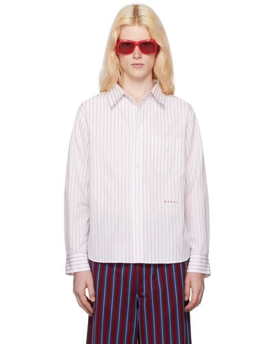 Marni Striped Shirt - White