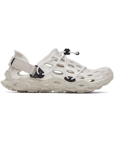 Merrell Off-white Hydro Moc At Cage Sandals - Black