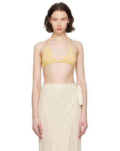 Paloma Wool Haut de bikini lora jaune - Multicolore