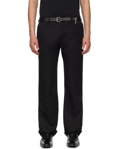 Martine Rose Bumster Tailored Trousers - Black