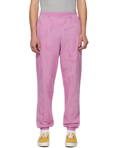 Aries Sunbleached Lounge Pants - Pink