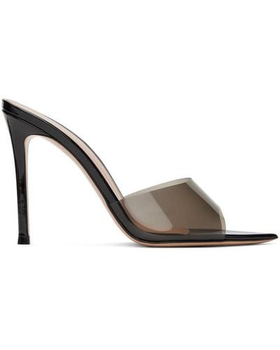 Gianvito Rossi Elle 85 ヒールサンダル - ブラック