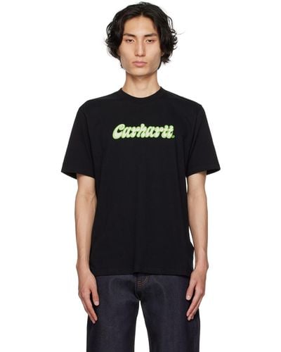 Carhartt Liquid Script Tシャツ - ブラック