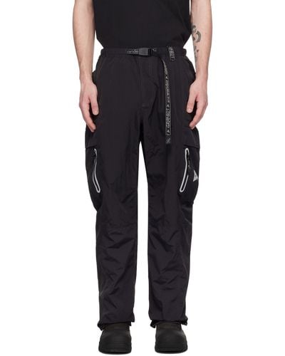 and wander Gramicci Edition Cargo Trousers - Black
