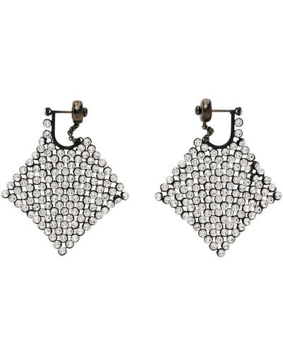 Givenchy Small G Mesh Earrings - Black