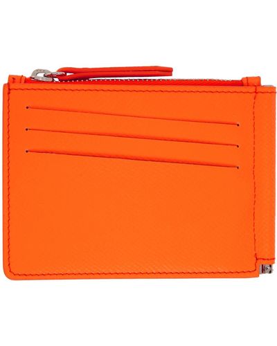Maison Margiela 二つ折り財布 - オレンジ