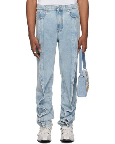 Y. Project Banana Slim Jeans - Blue